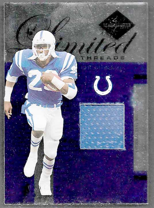 Dickerson, Eric 2005 Leaf Limited threads 63/75  #lt33  COLTS RAMS RAIDERS