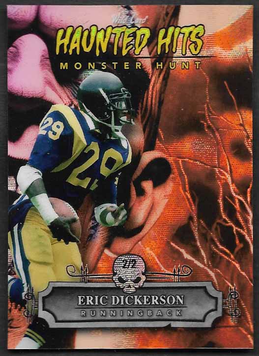 Dickerson, Eric 2024 Wild Card Haunted Hits 2/2  #hhfed  RAMS RAIDERS COLTS