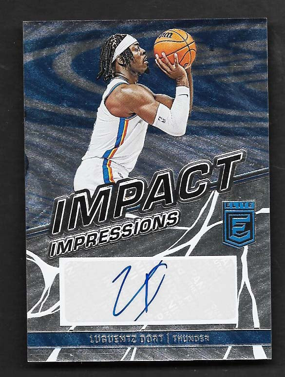 Dort, Luguentz 2022 elite impact impressions autograph #ii-lgd  THUNDER