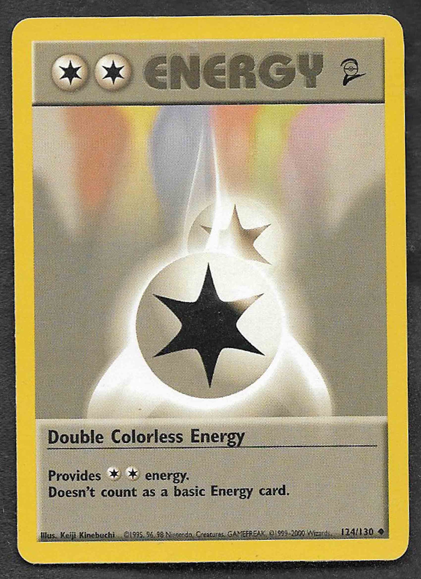 Double Colorless Energy 2000 base set uncommon #124