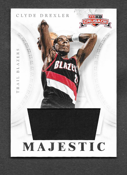 Drexler, Clyde 2013 Panini crusade majestic jersey #18