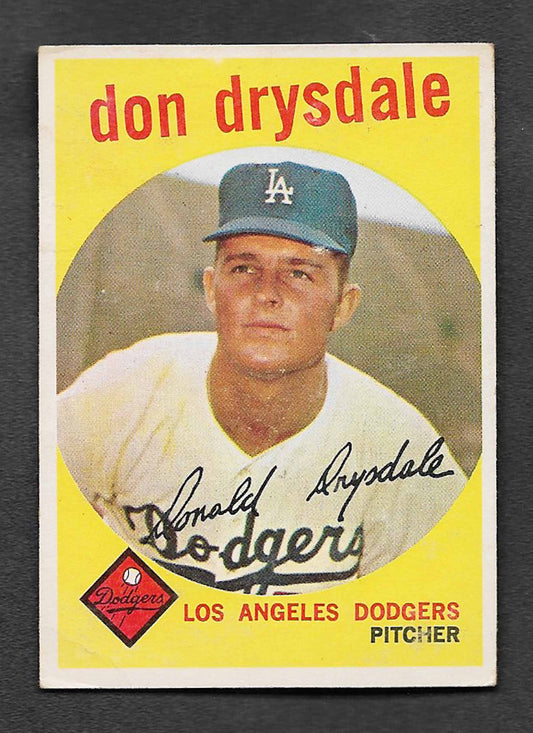 Drysdale, Don 1959 Topps HOF #387
