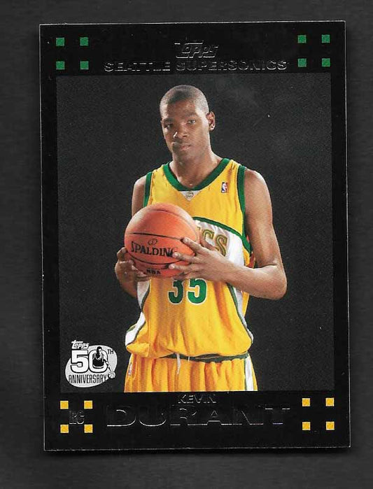 Durant, Kevin 2007 Topps 50th anniversary #112