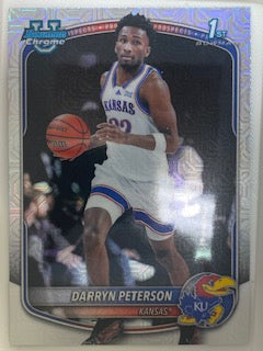 Peterson, Darryn  2025 Bowman Chrome mojo  #bcp2  ROOKIE