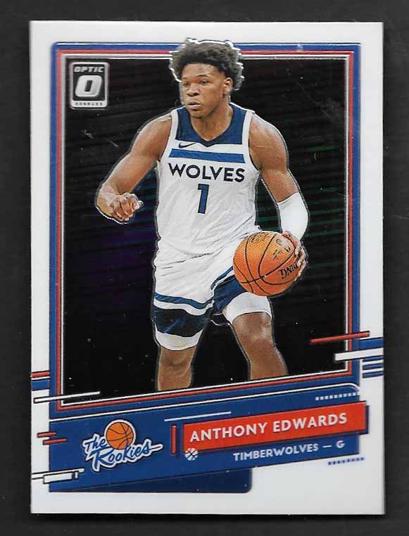 Edwards, Anthony 2020 Donruss Optic the rookies #5  ROOKIE TIMBERWOLVES
