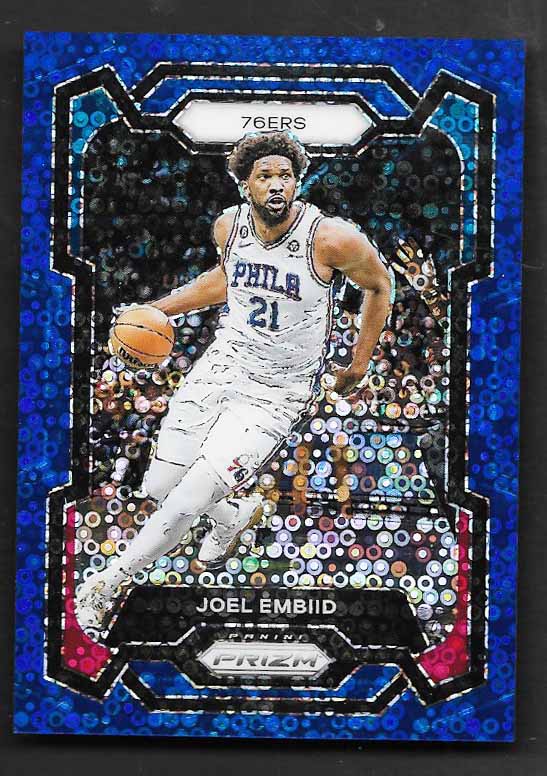 Embiid, Joel 2023 Prizm blue choice 61/150  #73  SIXERS