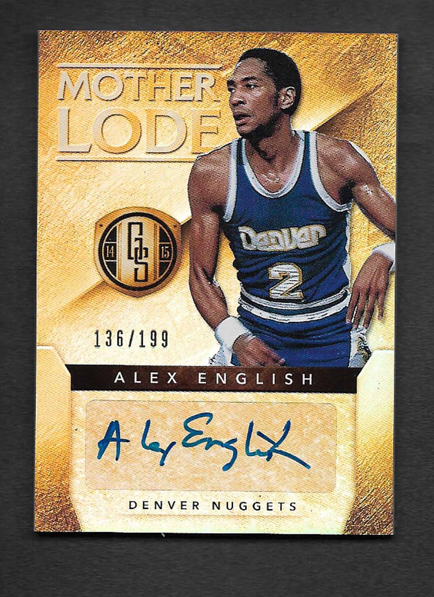 English, Alex 2014 Panini mother lode autograph 133/199 #3