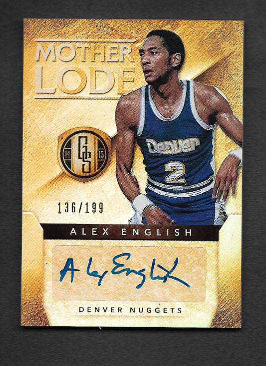 English, Alex 2014 Panini mother lode autograph 133/199 #3