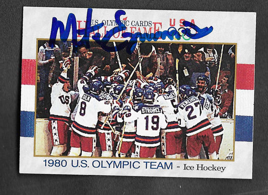 Eruzione, Mike 1991 Impel 1980 Olympics autograph  #69