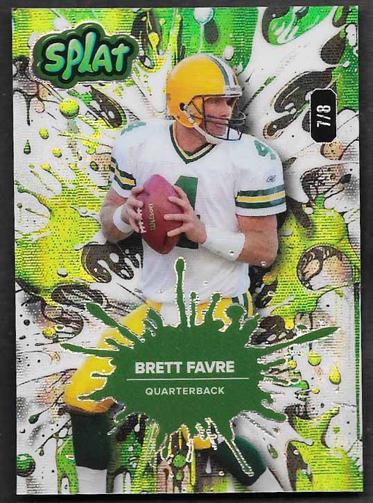 Favre, Brett 2025 Wild Card lime green 7/8  #sblim01bf  PACKERS VIKINGS