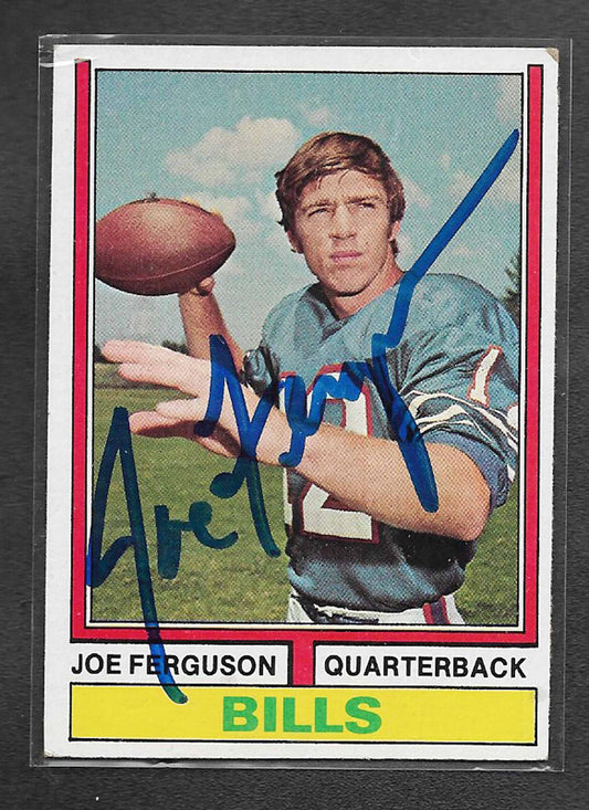 Ferguson, Joe 1973 Topps autograph TTM #512