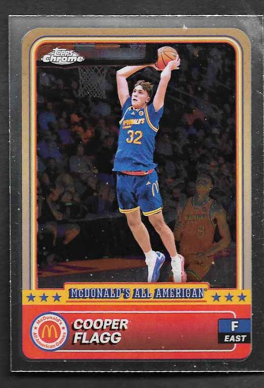 Flagg, Cooper 2024 Topps Chrome McDonalds All American #28  ROOKIE MAVERICKS