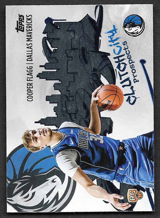 Flagg, Cooper 2025 Topps Clutch City #cc1  ROOKIE MAVERICKS
