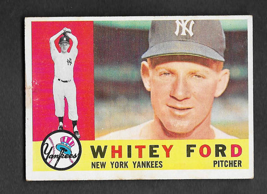 Ford, Whitey 1960 Topps HOF $35