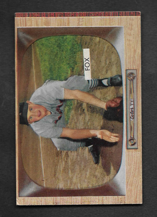Fox, Nellie 1955 Bowman color tv #33 WHITE SOX