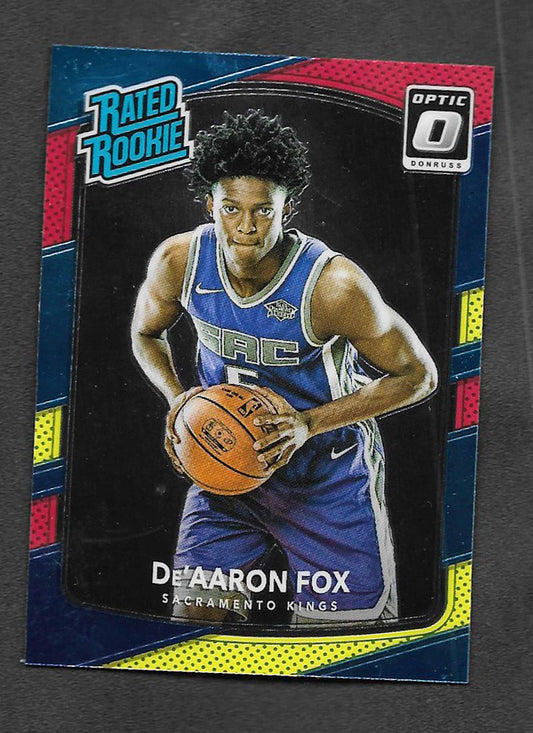 Fox, De'aaron 2017 Donruss Optic red yellow #196