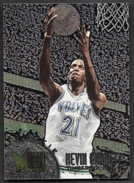 Garnett, Kevin 1995 Fleer Metal #167  ROOKIE TIMBERWOLVES CELTICS