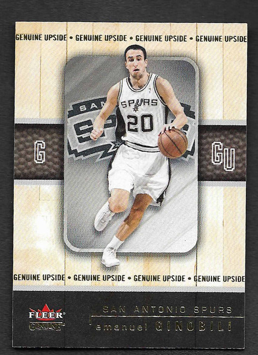 Ginobili, Manu (Emanuel) 2002 Fleer Upside 1333/2002 #129