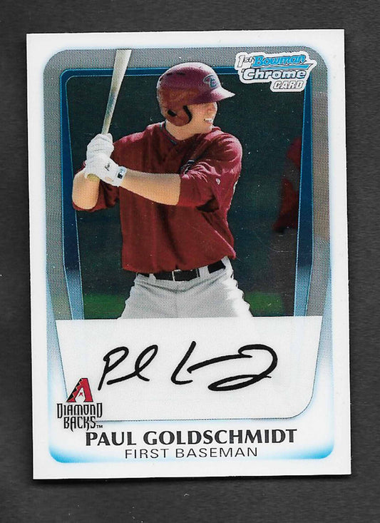 Goldschmidt, Paul 2011 Bowman chrome prospect #bcp99