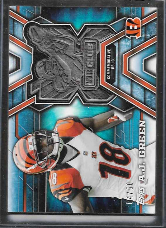 Green, A.J.   #2014 Topps wr club relic 4/50 #twrcag  BENGALS