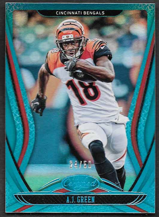 Green, AJ  2020 Certified teal 24/50  80 BENGALS