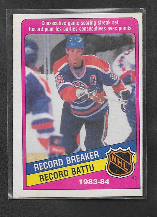 Gretzky, Wayne 1984 O-pee-chee Record Breaker #388