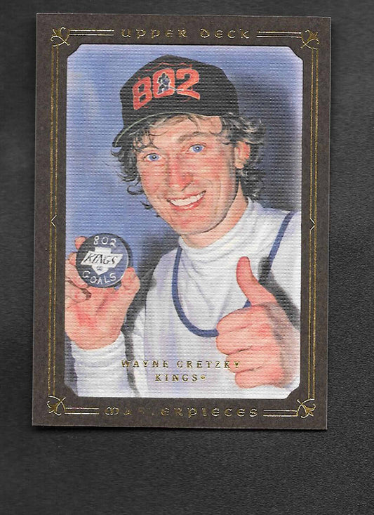 Gretzky, Wayne 2008 Upper Deck Masterpieces Brown frame #78