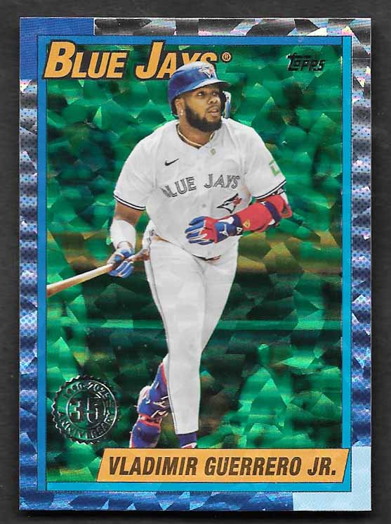 Guerrero, Vladimir Jr.  2025 Topps 1990 green 11/99 #t90-12  BLUE JAYS