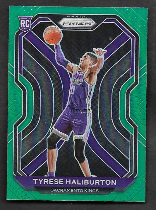 Halliburton, Tyrese 2020 Prizm green #262  ROOKIE PACERS