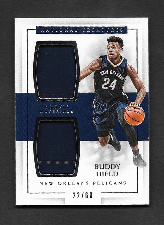 Hield, Buddy 2016 Panini National treasures jersey  22/60 #6