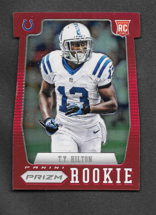 Hilton, TY 2012 Prizm die cut red #46