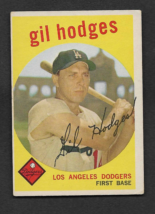 Hodges, Gil 1959 Topps HOF #270