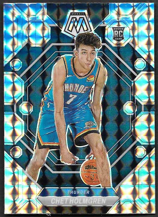 Holmgren, Chet 2022 Panini Mosaic silver mosaic #236  ROOKIE THUNDER