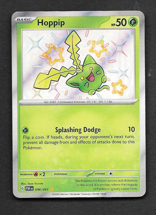 Hoppip 2024 Pokemon Paldean Fates shiny rare 96/91
