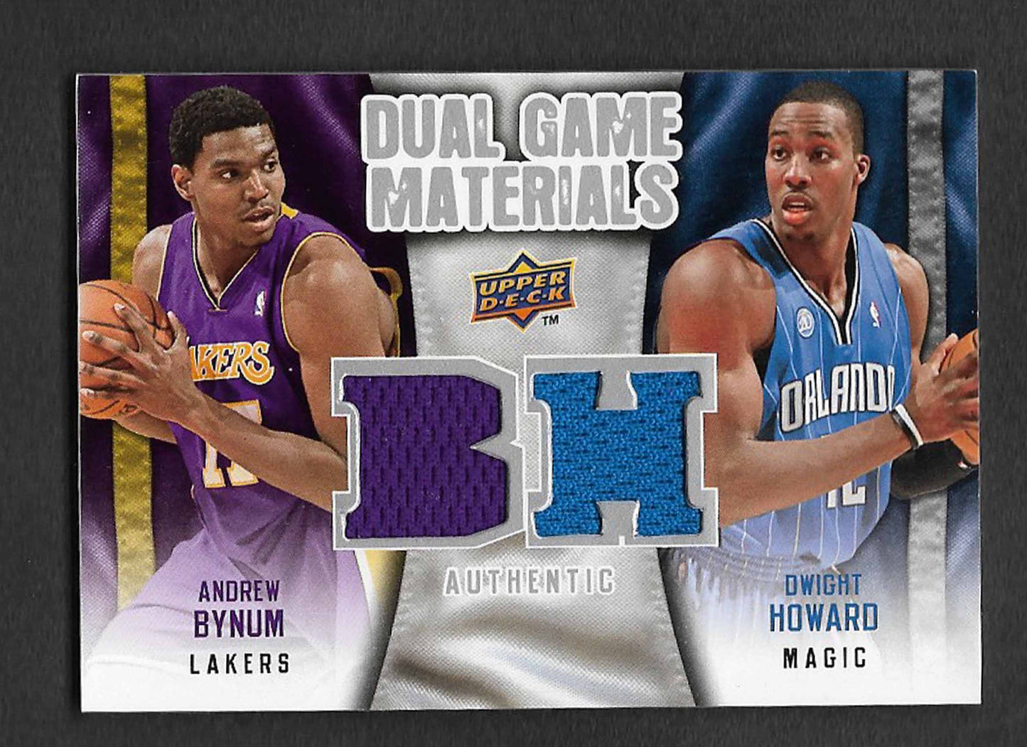 Howard, Dwight 2009 UD dual game materials bynum #dgbh