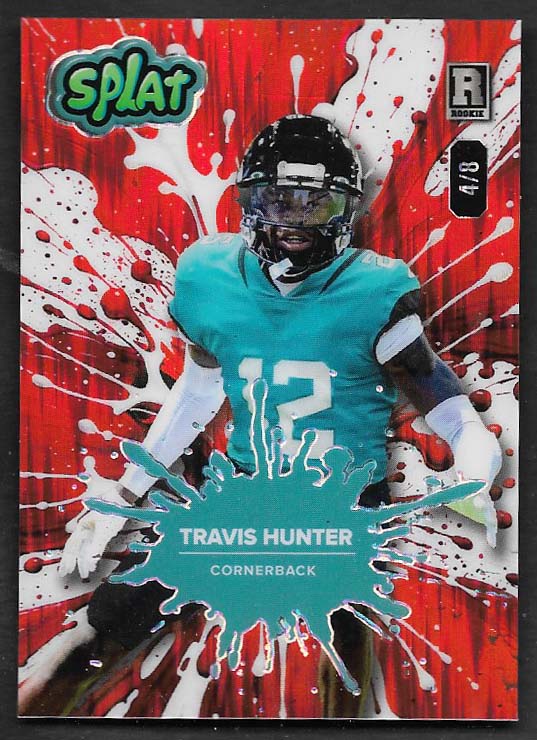 Hunter, Travis 2025 Wild Card splat red 4/8  #sbred03-th  JAGUARS
