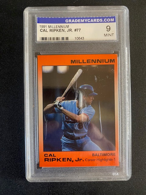 Ripken, Cal Jr. 1991 Star Millenium #77 graded 9  ORIOLES