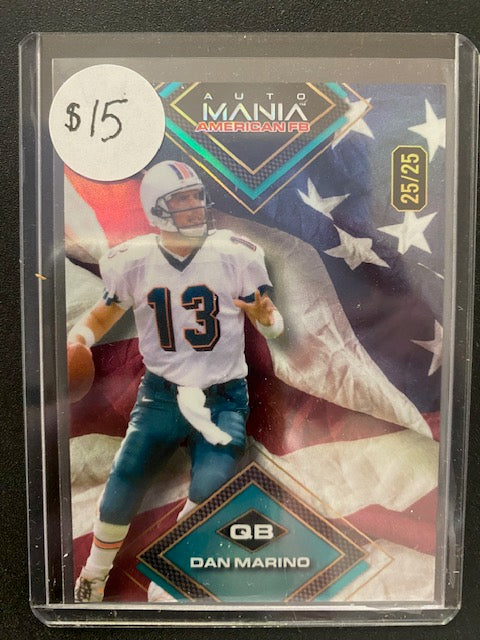 Marino, Dan 2024 Wild Card automania american flag 25/25  #amacdm  DOLPHINS