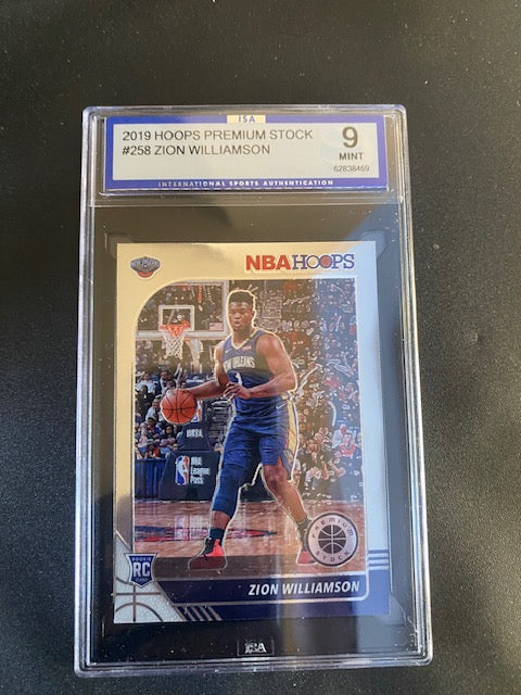 Williamson, Zion 2019 Hoops premium ISA 9 #258  ROOKIE PELICANS