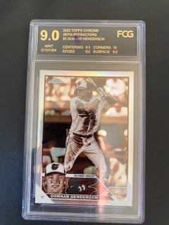 Henderson, Gunnar 2023 Topps Chrome sepia refractor FCG 10  #2  ROOKIE ORIOLES