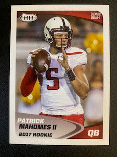 Mahomes, Patrick 2017 Hit #5  ROOKIE CHIEFS