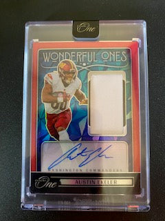 Ekeler, Austin 2024 Panini One wonderful ones 54/60  COMMANDERS CHARGERS