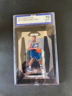 Mitchell, Donovan 2017 Prizm #117 Gem 10  ROOKIE JAZZ CAVALIERS