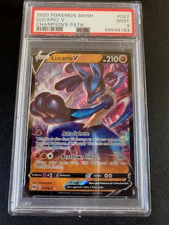 Lucario V  2020 psa 9  #027
