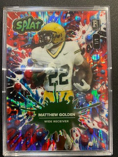 Golden, Matthew 2025 Wild Card splat 1/1  ROOKIE PACKERS