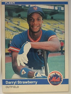 Strawberry, Darryl 1984 Fleer 599  ROOKIE METS YANKEES DODGERS