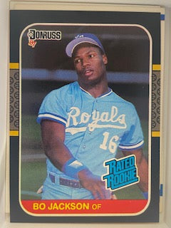 Jackson, Bo  1987 Donruss 35  ROOKIE ROYALS RAIDERS