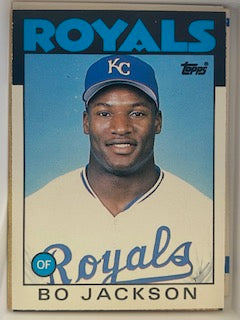 Jackson, Bo  1986 Topps Traded 50t  ROOKIE ROYALS RAIDERS