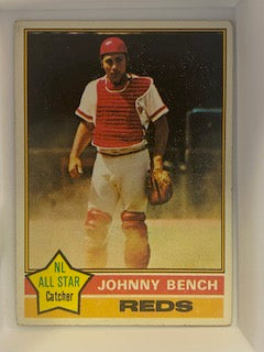 Bench, Johnny 1976 Topps 300  REDS
