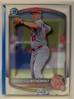 Wetherholt, JJ  2025 Bowman Chrome refractor #bdc145  ROOKIIE CARDINALS